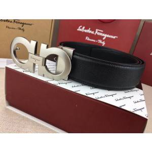 菲拉格慕男士皮帶 Ferragamo雙面牛皮休閒腰帶  jjp1023