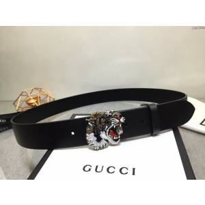Gucci男士皮帶 古奇高端定制皮料腰帶  jjp1044