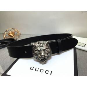 Gucci男士皮帶 古奇高端定制皮料腰帶  jjp1046