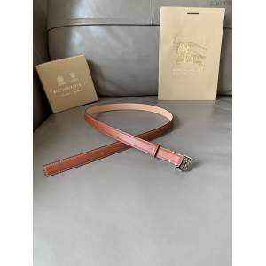BURBERRY女士皮帶 巴寶莉磨砂牛皮高端休閒腰帶  jjp1058