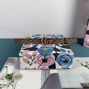 Gucci女士皮帶 古奇2020米奇限量版早春新款 古奇Disney聯名合作限定款  jjp1187