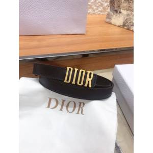 Dior女士腰帶 迪奧經典復古小字母牛皮腰帶  jjp1217