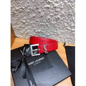 Saint Laurent女士皮帶 聖羅蘭2020新款YSL古金原版開模金扣腰帶  jjp1246