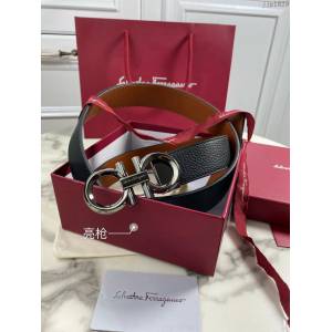菲拉格慕男士皮帶 Ferragamo磨砂牛皮腰帶  jjp1823