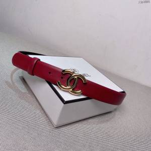 Chanel女士皮帶 香奈兒雙C時尚腰帶  jjp1895