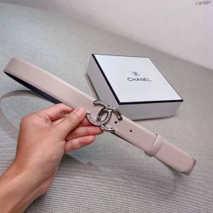 Chanel女士皮帶 香奈兒雙C時尚腰帶  jjp1897