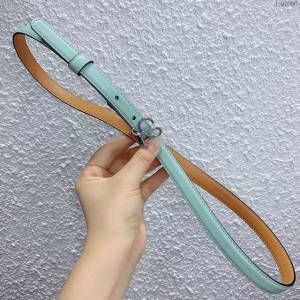 LOEWE女士皮帶 羅意威粒面小牛皮經典銅扣腰帶  jjp2006