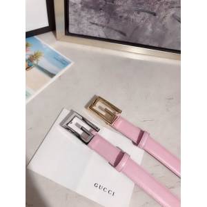 Gucci經典皮帶 古奇方扣牛皮腰帶  jjp2041