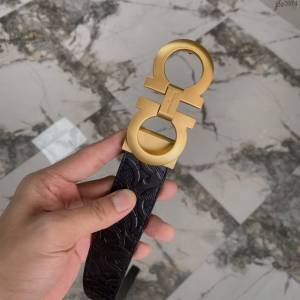 菲拉格慕男士皮帶 Ferragamo雙面牛皮腰帶  jjp2074