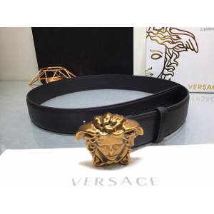 VERSVE高端男士皮帶 範思哲Versace美杜莎頭像皮帶  jjp2089