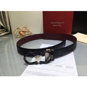 菲拉格慕男士皮帶 Ferragamo雙面牛皮腰帶  jjp2170