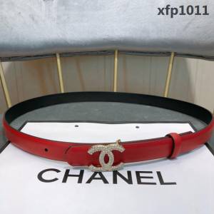 CHANEL香奈兒 18新款 20MM精品 進口光滑優雅小腰帶 CC水鑽扣  xfp1011