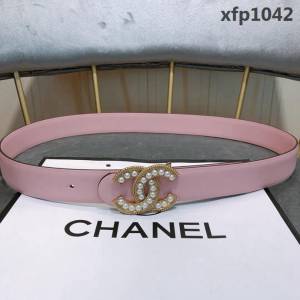 CHANEL香奈兒 18新款 CC珍珠水鑽扣 精品光滑優雅皮帶 上身效果巨好 奢華經典 小紅書火爆款   xfp1042