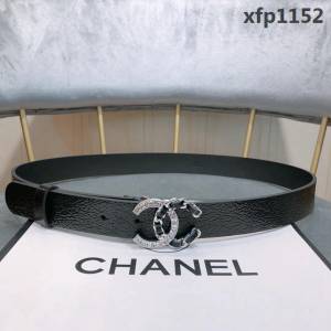 CHANEL香奈兒 18新款 zp同步 CC鏈條鑽扣 進口頭層皺山羊紋皮 時尚百搭款皮帶  xfp1152