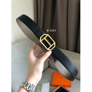 Hermes皮帶 官網同步 38MM 進口原版皮 愛馬仕雙面腰帶  xfp2076