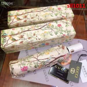 GUCCI古馳 原單品質 強烈推薦時尚單品 抽象字母 驚豔款 亞太專櫃最新款 全自動UV晴雨傘  sll1011