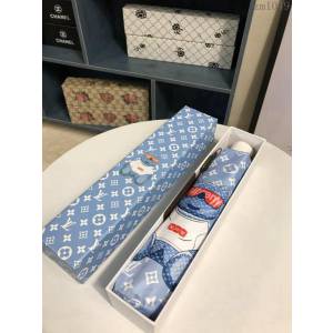 LV路易威登傘 年度最火爆 時尚單品 supremeX LV 聯名款 晴雨傘 防曬隔熱 防紫外線  zm1049