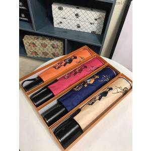 HERMES愛馬仕 年度最新 火爆單品 極品 H家自動傘 防曬隔熱 防紫外線  zm1052