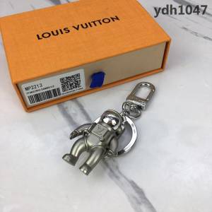 路易威登LV 2019春夏季前預展系列 限量版Saceman鑰匙扣與包飾 拉絲鍍鈀飾面宇航員人偶 M2213  ydh1047
