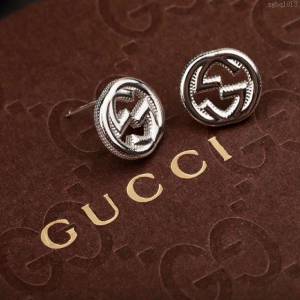 GUCCi飾品 古馳雙G耳釘 Gucci925純銀耳環  zgbq1013