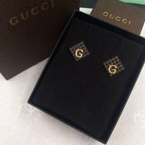 GUCCi飾品 古馳s925銀針耳環 Gucci雙G耳釘  zgbq1030