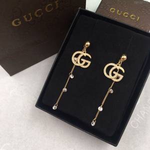 GUCCi飾品 古馳s925銀針耳環 Gucci雙G耳釘  zgbq1031
