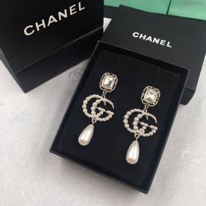 GUCCi飾品 古馳925純銀針耳環 Gucci古馳珍珠耳釘  zgbq1062