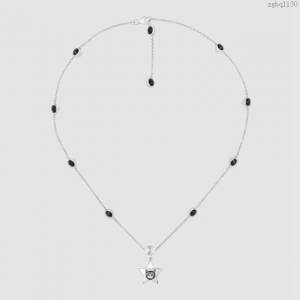 GUCCi飾品 古馳女手鏈 Gucci五角星黑耀石Beind for love 項鏈  zgbq1130