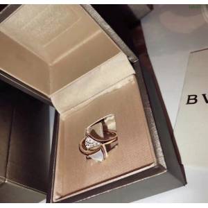 Bvlgari飾品 寶格麗貝殼裙子經典開口戒指 925純銀  zgbq3077