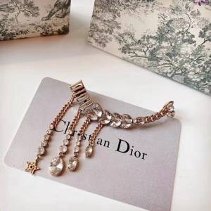 Dior飾品 迪奧經典熱銷款耳釘 專櫃新款羽毛馬眼耳鉤  zgd1008
