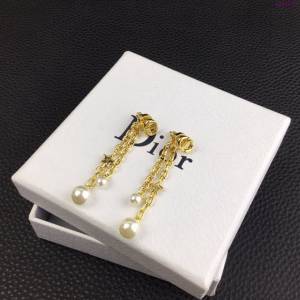 Dior飾品 迪奧經典熱銷款耳環 2020新款字母長款耳釘  zgd1014