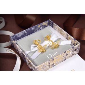 Dior飾品 迪奧經典熱銷款CD蜜蜂耳釘  zgd1080