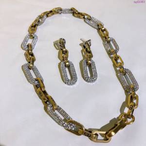 Dior飾品 迪奧經典熱銷款鏈條鑰匙項鏈 套裝 中古風系列  zgd1083