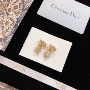Dior飾品 迪奧經典熱銷款鎖頭 滿鑽 愛心 滿鑽耳環  zgd1127