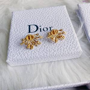 Dior飾品 迪奧經典熱銷新款耳環 金色復古字母CD耳釘  zgd1222