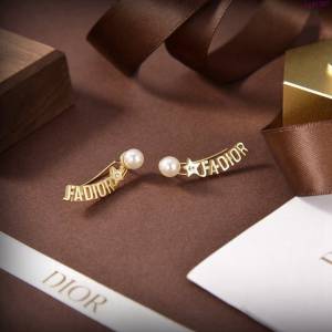 Dior飾品 2021新款DIOR迪奧字母耳釘耳環  zgd1397