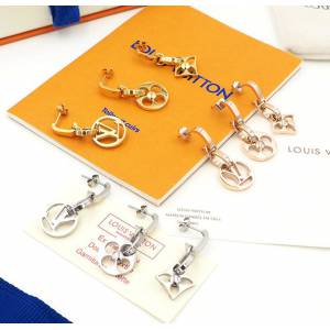 Louis Vuitton新款飾品 路易威登Crazy in Lock耳環套裝 LV字母耳釘耳吊  zglv1959