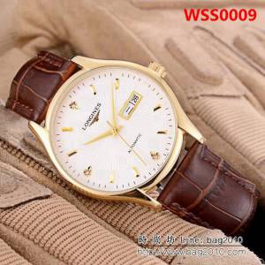 LONGINES浪琴 經典大三針 全自動機械 精品男士腕表 WSS0009