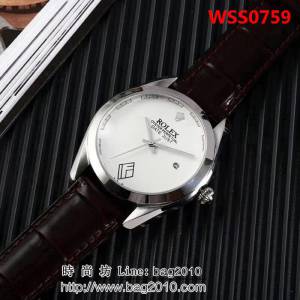 勞力士ROLEX 316L精鋼表殼 全自動機械 男士腕表 WSS0759
