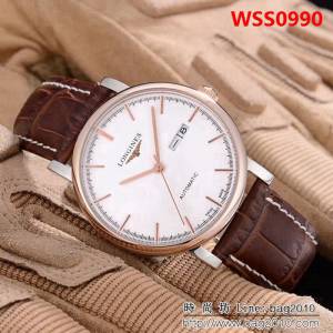 LONGINES浪琴 經典大三針 全自動機械 精品男士腕表 WSS0990