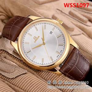 歐米茄OMEGA 經典大三針 全自動機械精品男士腕表 WSS1097