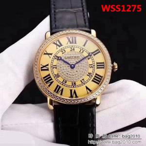 CARTIER卡地亞 RONDE LOUS CARTIER路易圓系列 高端男士腕表 WSS1275