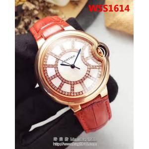 CARTIER卡地亞 經典藍氣球系列 時尚女士腕表 WSS1614