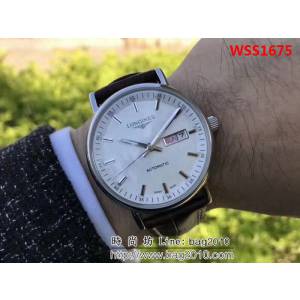 LONGINES浪琴 最新實拍 精緻款男士腕表 WSS1675