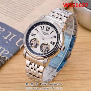 LONGINES浪琴 新品上市恒動雙飛輪 精品男士腕表 WSS1697