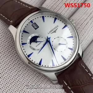 LONGINES浪琴 全自動機械 男士時尚腕表 WSS1750