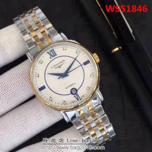 LONGINES浪琴 商務百搭 時尚男士腕表 WSS1846
