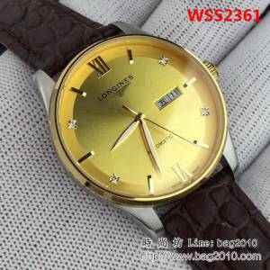 LONGINES浪琴 全自動機械 時尚男士腕表 WSS2361