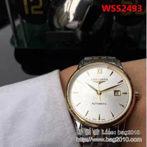 LONGINES浪琴 精品推薦 頂級機械精品男士腕表 WSS2493