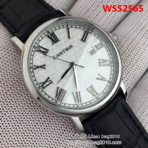 CARTIER卡地亞 全自動機械 時尚男士腕表  WSS2565